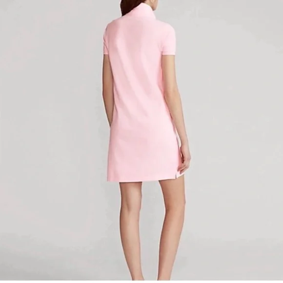 Polo Ralph Lauren Pink Mini Mesh Polo Dress. medium - Picture 2 of 9